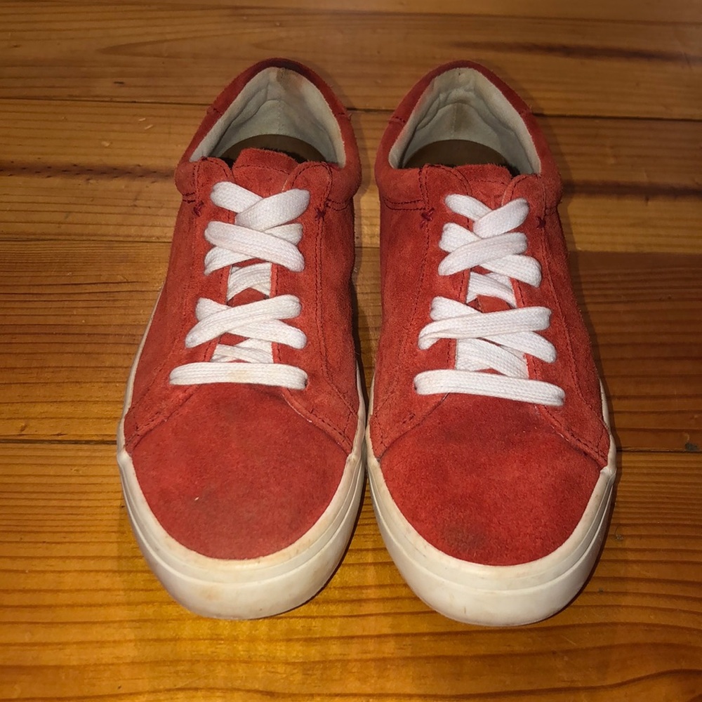 Frye Red Suede Shoes